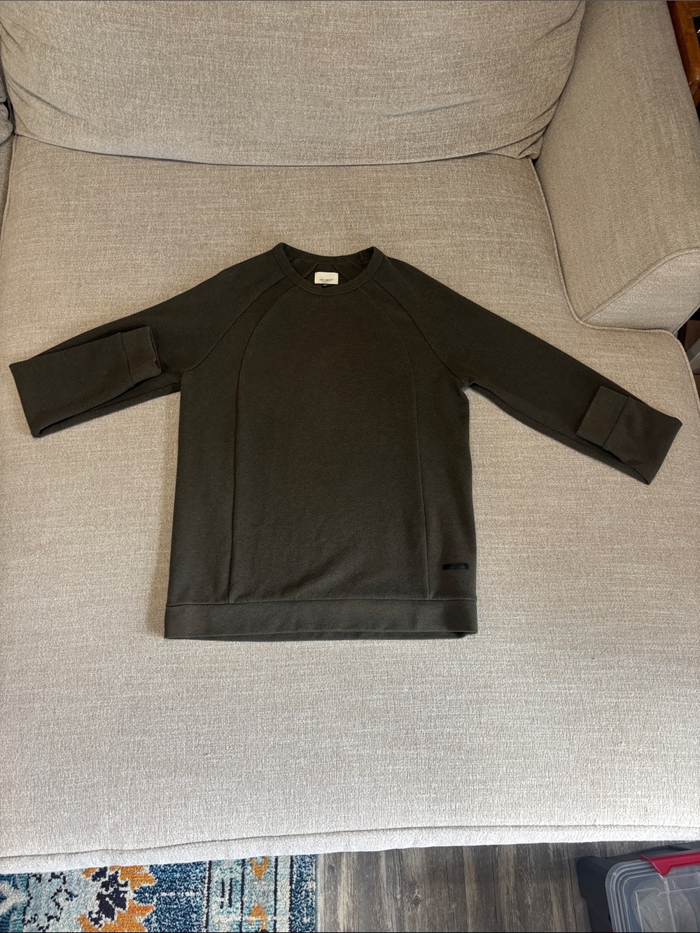 Civil Society Mens Olive Crewneck Sweatshirt